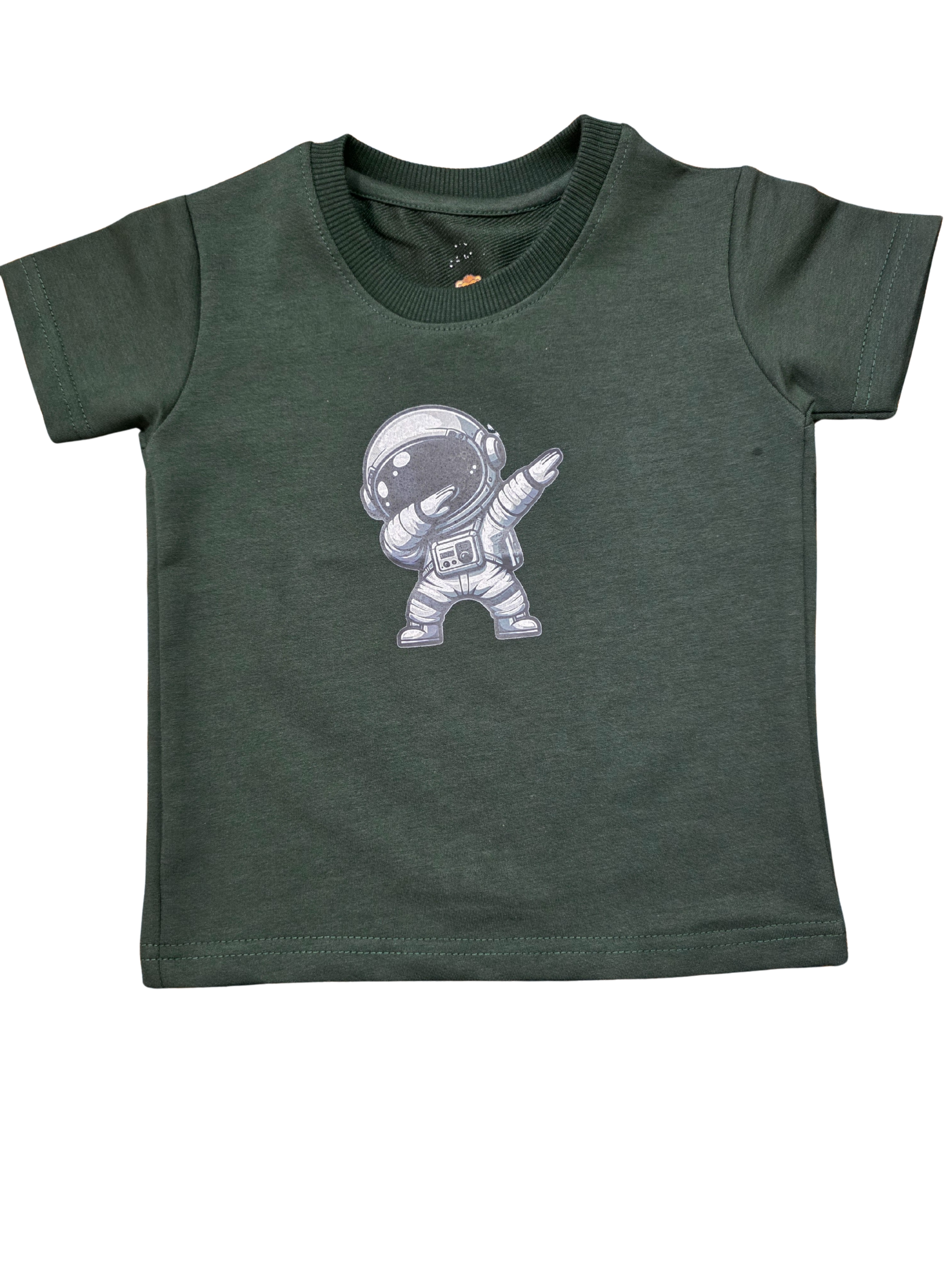 Astronaut  Mehndi Green Tee