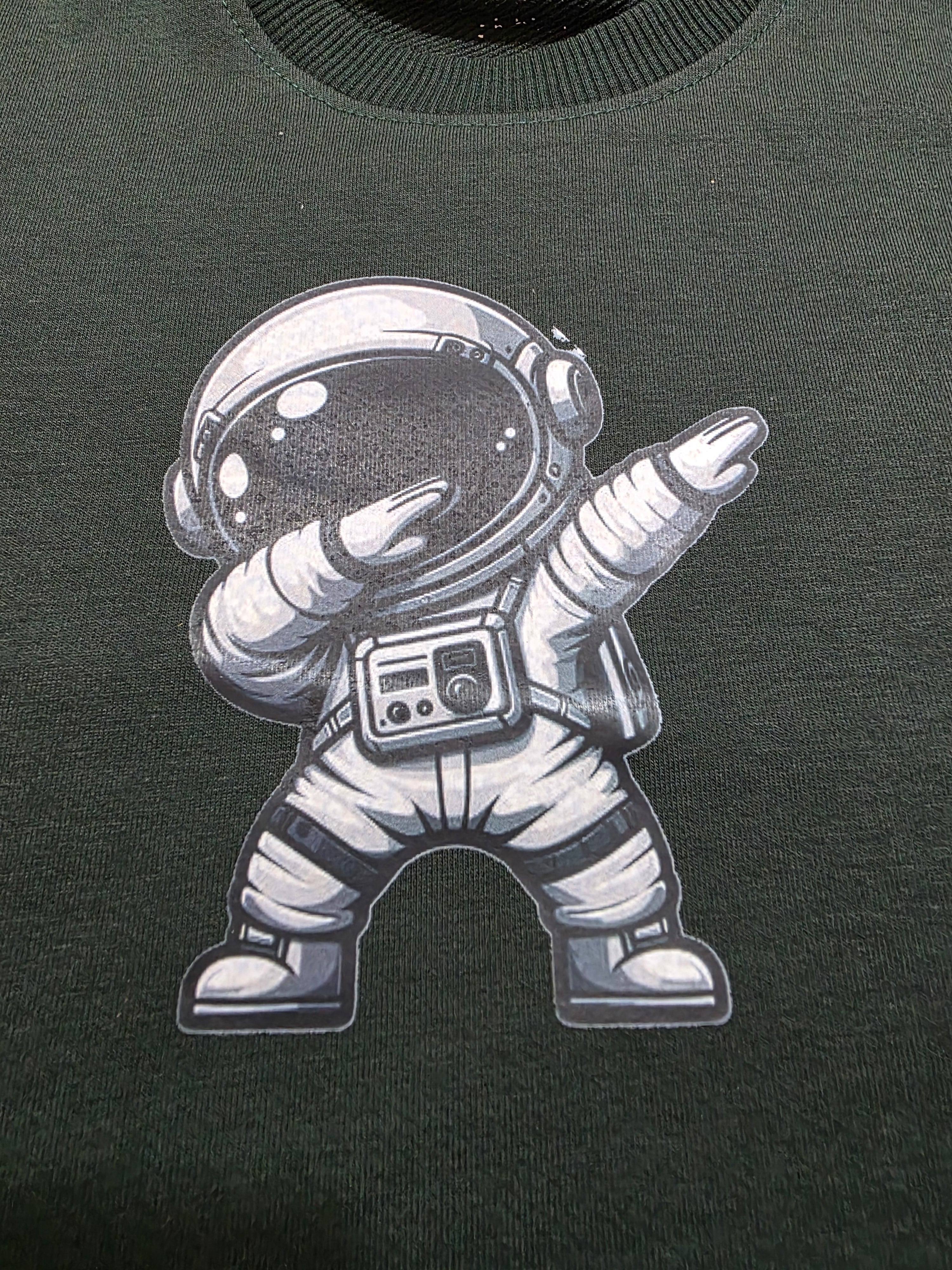 Astronaut  Mehndi Green Tee