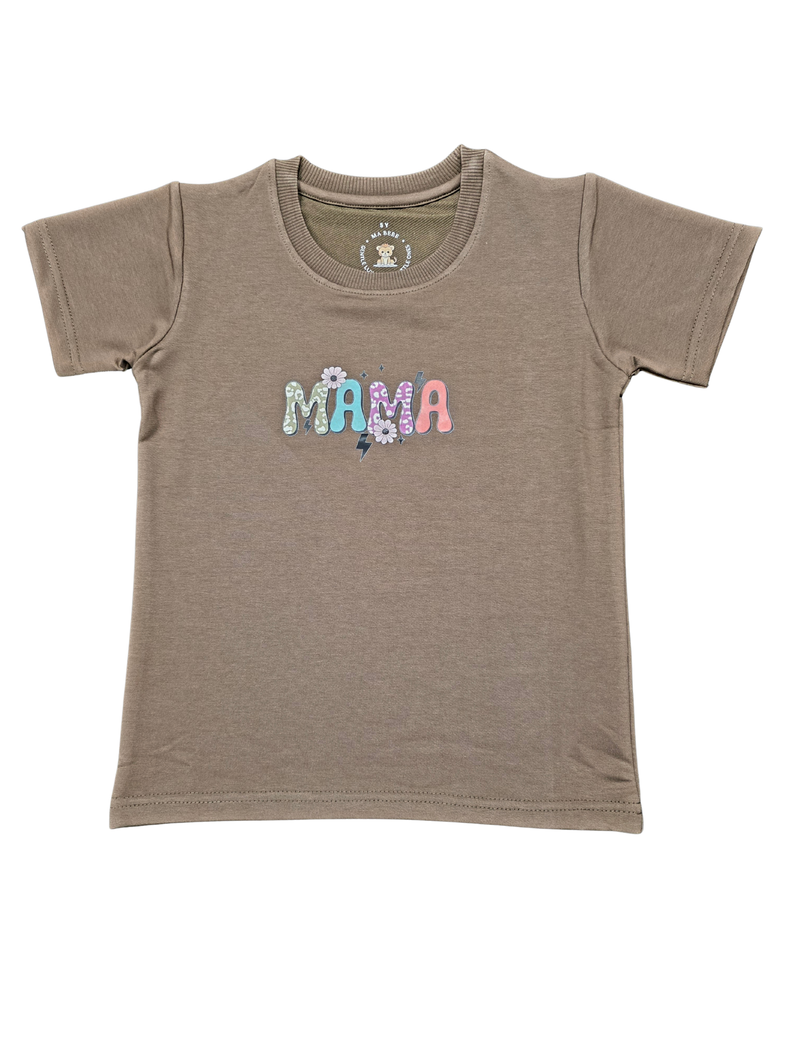 MAMA Caramel Wood Tee