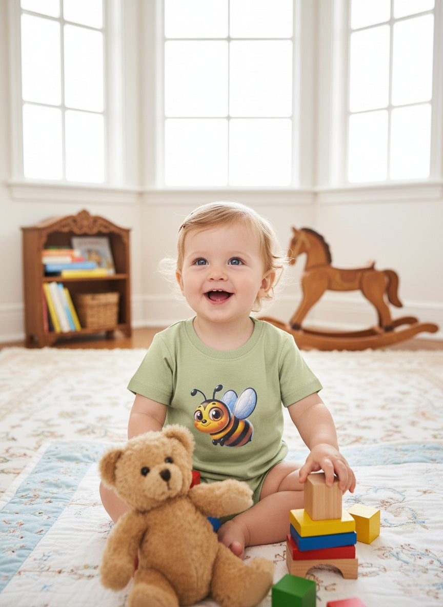 Cute Bee Olive Tee