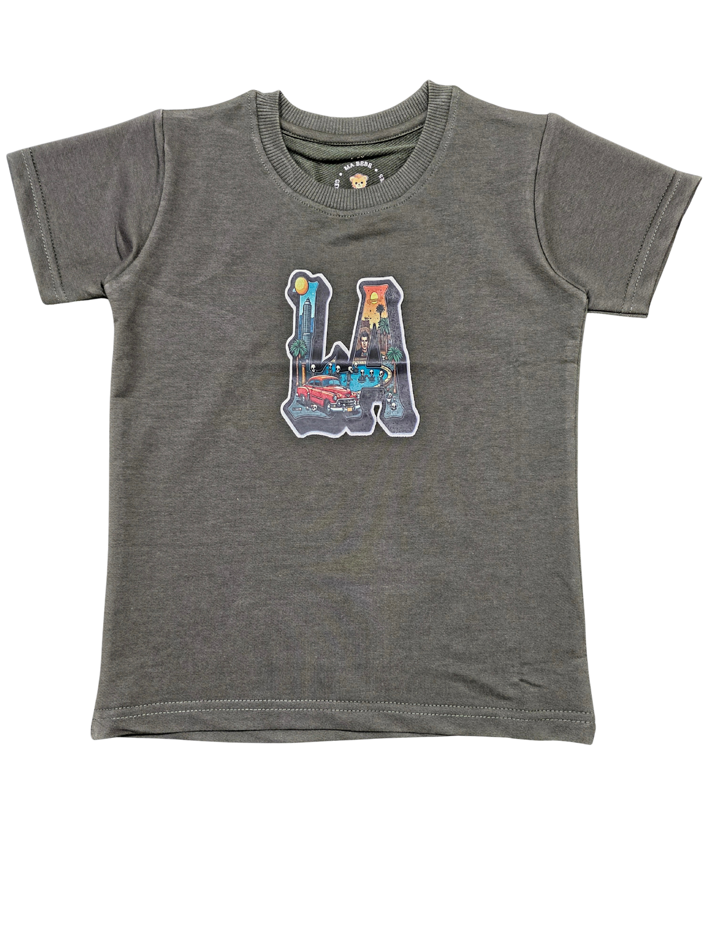 LA Bottle Green Tee