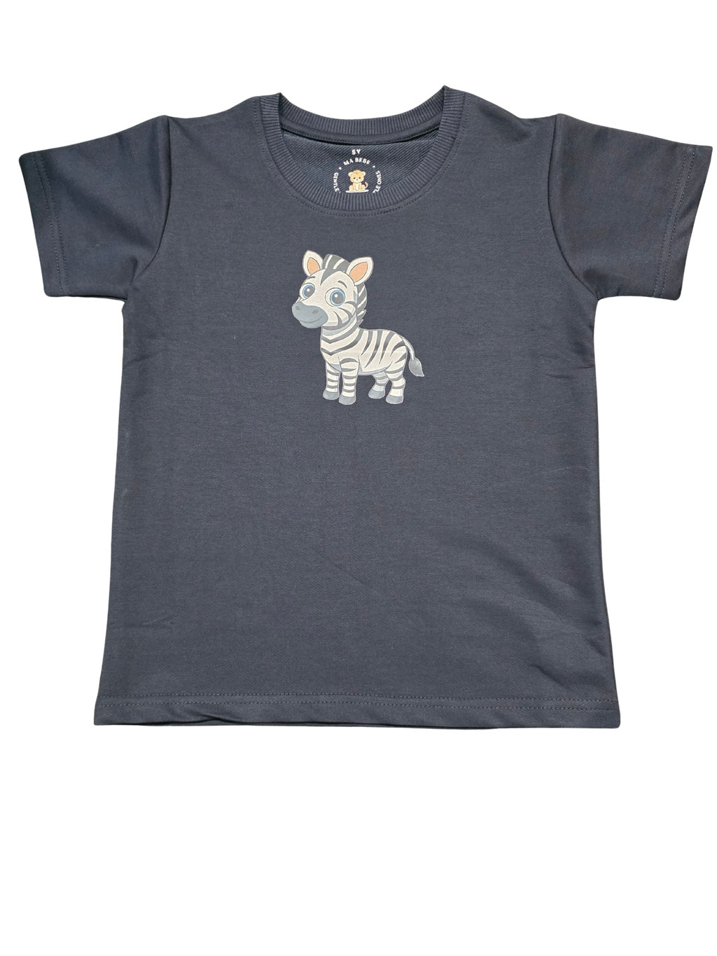 Navy Zebra Tee
