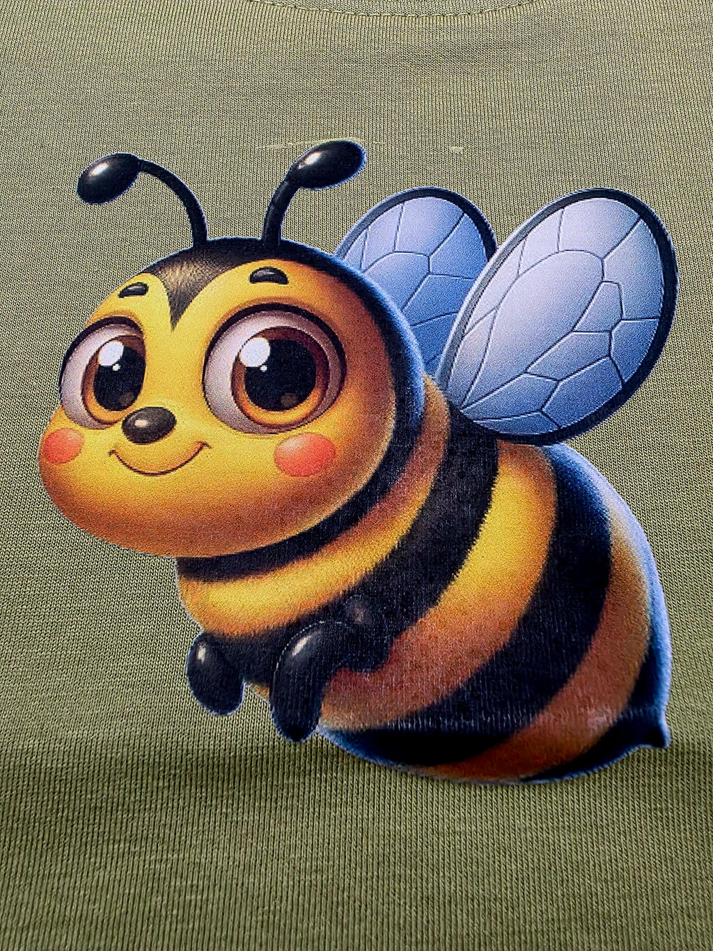 Cute Bee Olive Tee