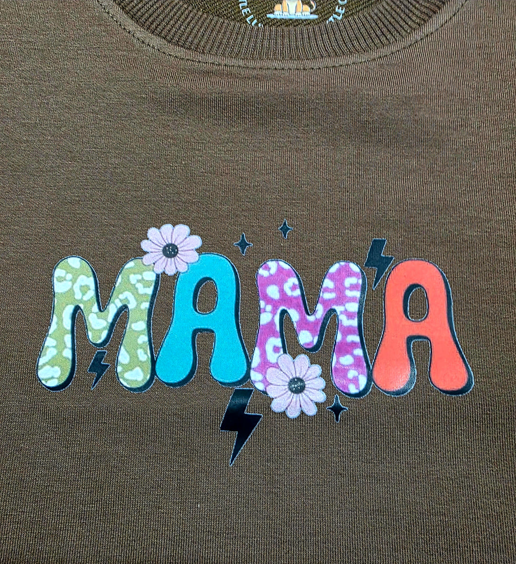 MAMA Caramel Wood Tee
