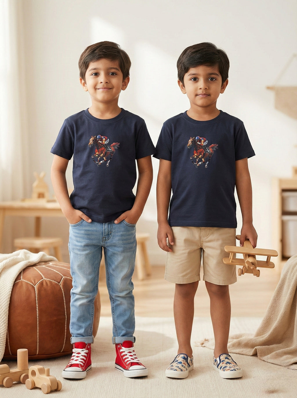 Stallion Navy Tee