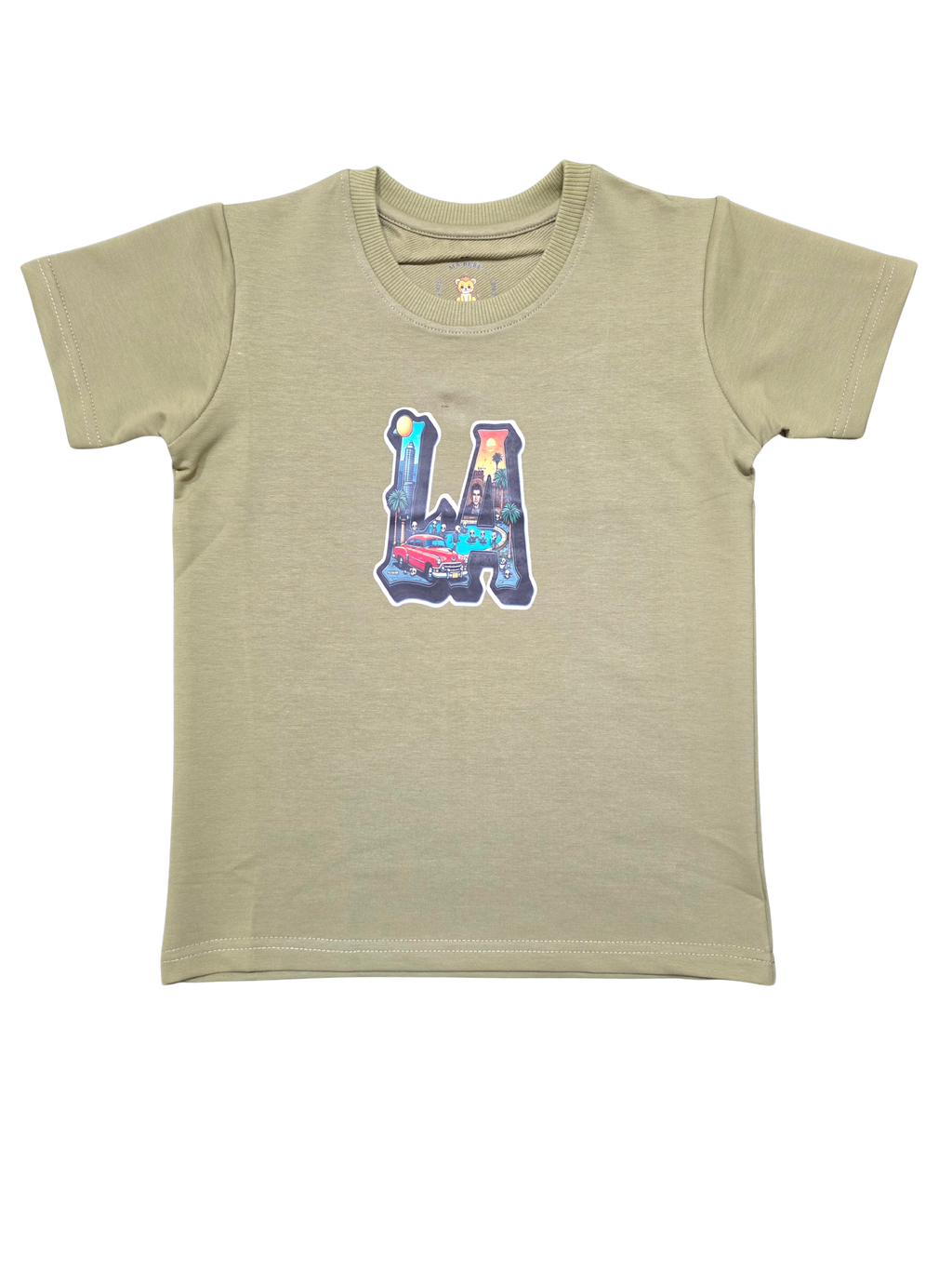 LA Bottle Green Tee
