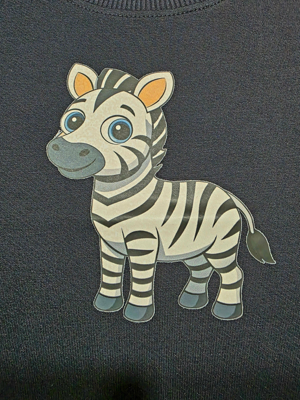 Navy Zebra Tee