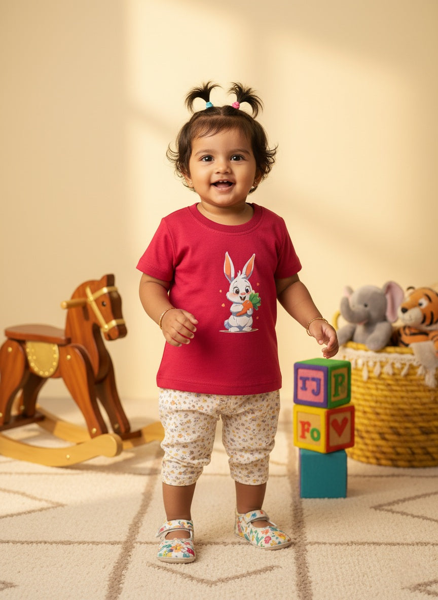 Bunny Girl Red Tee