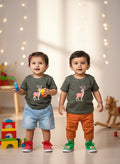 Deer On Forest Pine Tee