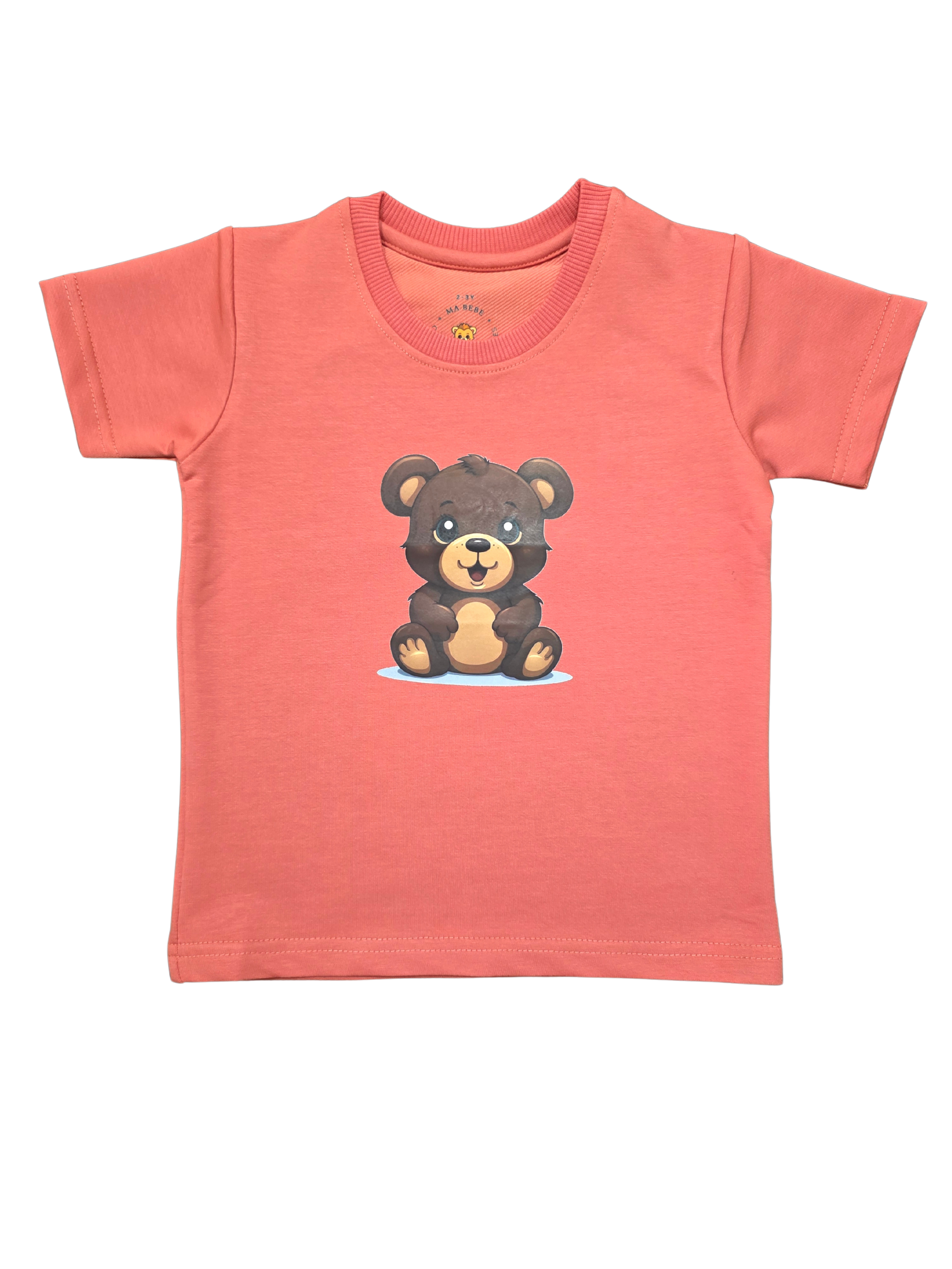 Coral Teddy Tee